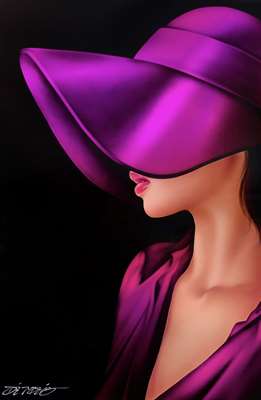 Chris DeRubeisArt titleLavendar Lover 24x18