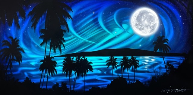 Chris DeRubeisArt titleEpic Maui Nights 22X44