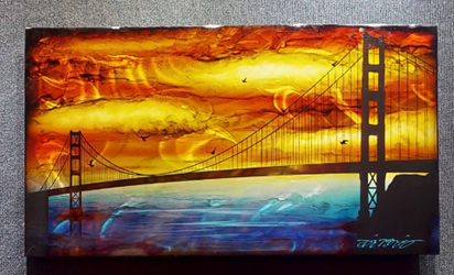 Chris DeRubeisArt titleGolden Gate Bridge 20x40