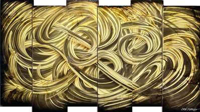 Chris DeRubeisArt titleEternal Luminance: Sensual Echos in Six Movements (Solid Brass 44x84)