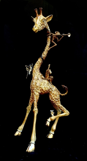 Paul LotzArt titleMicetro - (Giraffe) /200-20AP 31"H x 13"W x 11"D